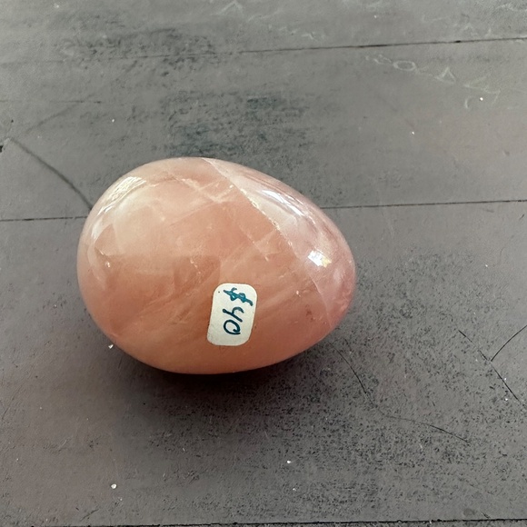 Rose Quarts Chrystal Egg New - Picture 4 of 4